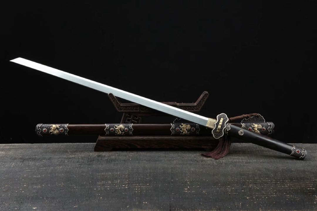 麒麟唐刀 唐剣 中華剣 舞踊刀 古兵器 武具 鑑賞刀