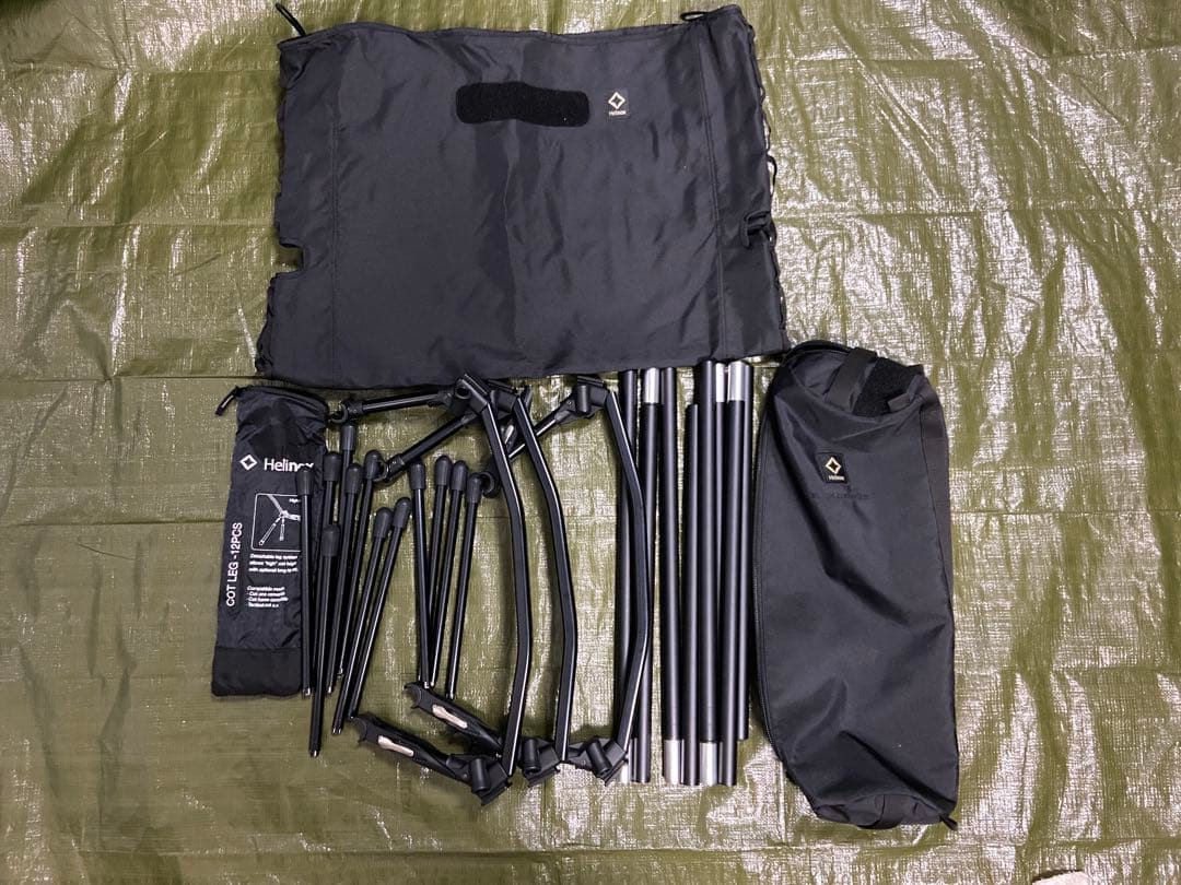 Helinox タクティカルコットコンバーチブル コットレッグ付き