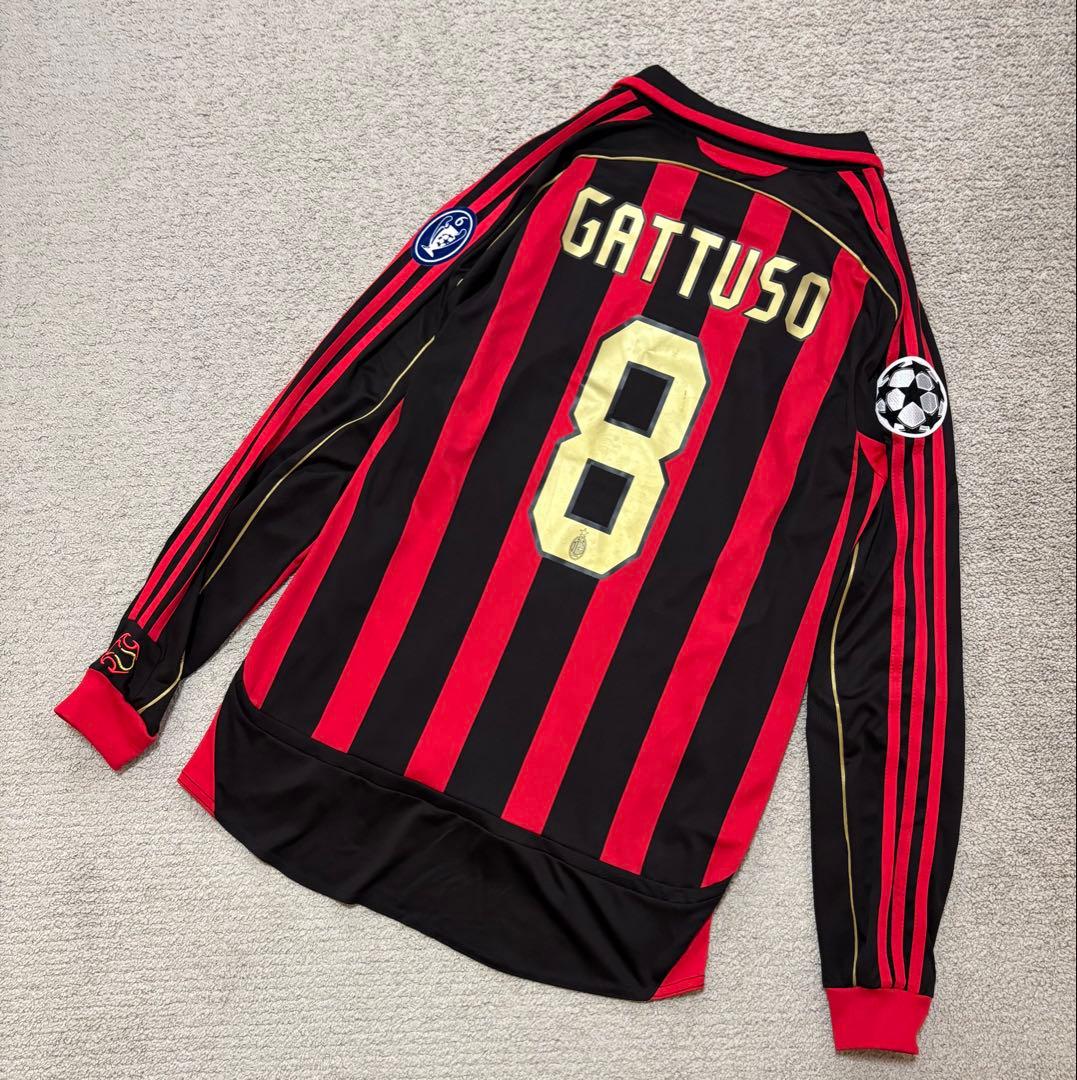ACミラン　ガットゥーゾ　Gattuso アディダス　長袖　ユニフォーム