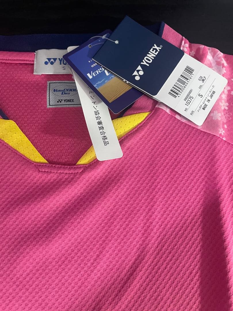 桃田賢斗モデル　限定YONEX バドミントンウェア S ピンク