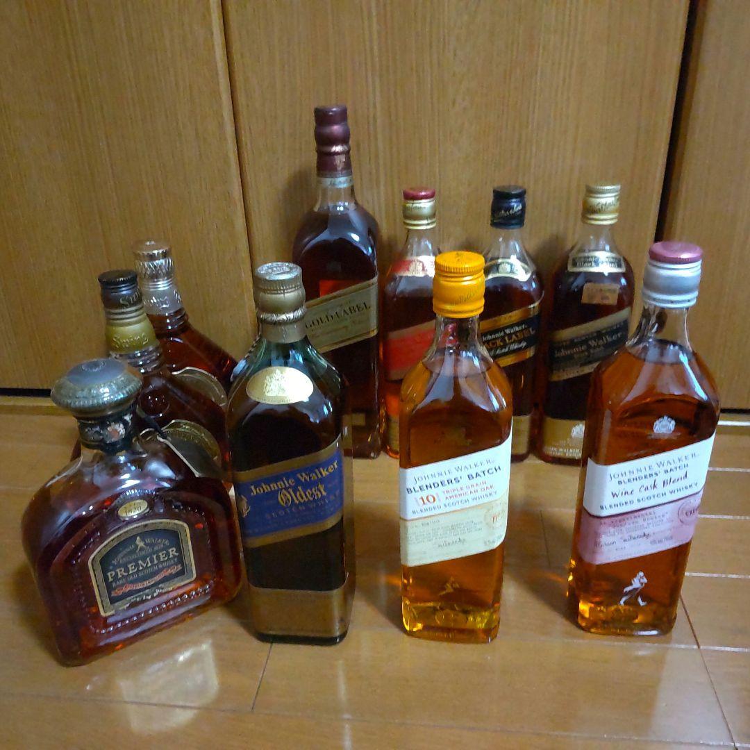 ジョニーウォーカー オールドボトル／終売ボトル各種10本セット 未開栓
