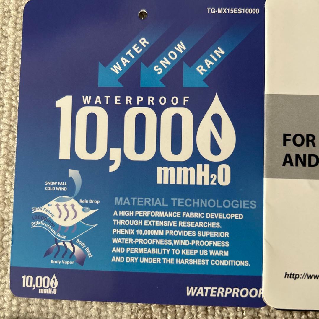 フェニックス スキーウェア S ジャケット ホワイト×ブルー系