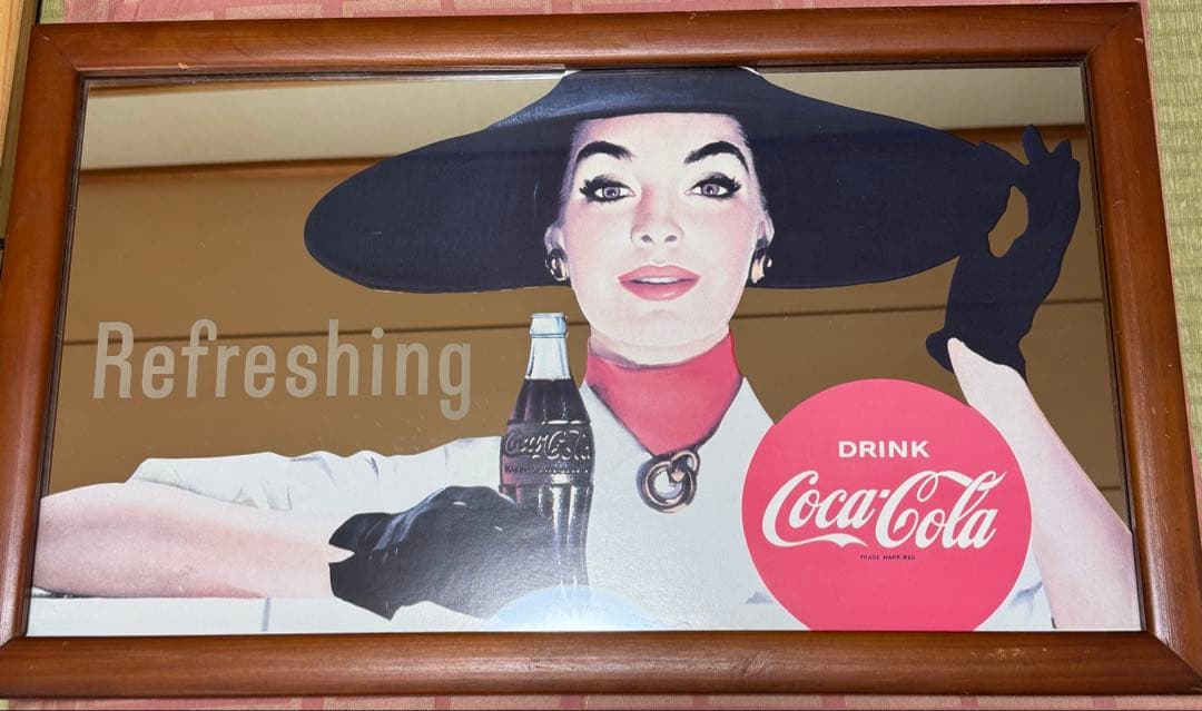 Coca-Cola パブミラー コカ・コーラビンテージ アメリカン雑貨レトロ