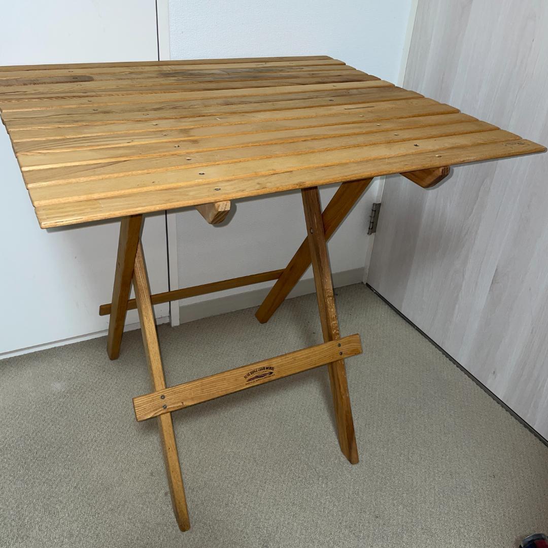 希少 ブルーリッジチェアワークス フォールディングテーブル 旧ロゴ