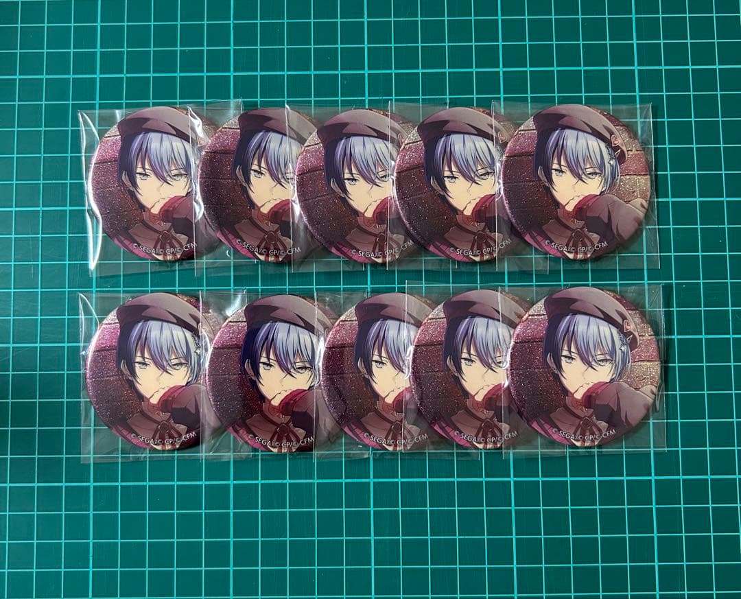 プロジェクトセカイ　グリッター缶バッジイベントイラストコレクション　青柳冬弥