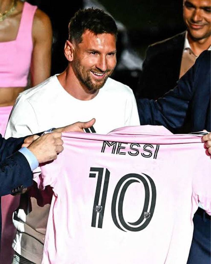 【正規品】メッシ　インテルマイアミ　入団　ユニフォーム