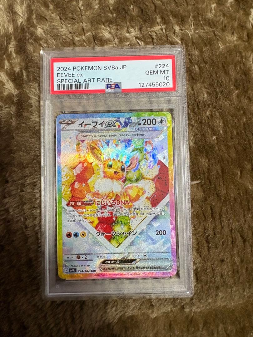 イーブイex SAR psa10 テラスタルフェスex 224/187