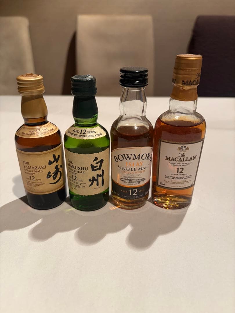 サントリー ミニチュアボトル　４種