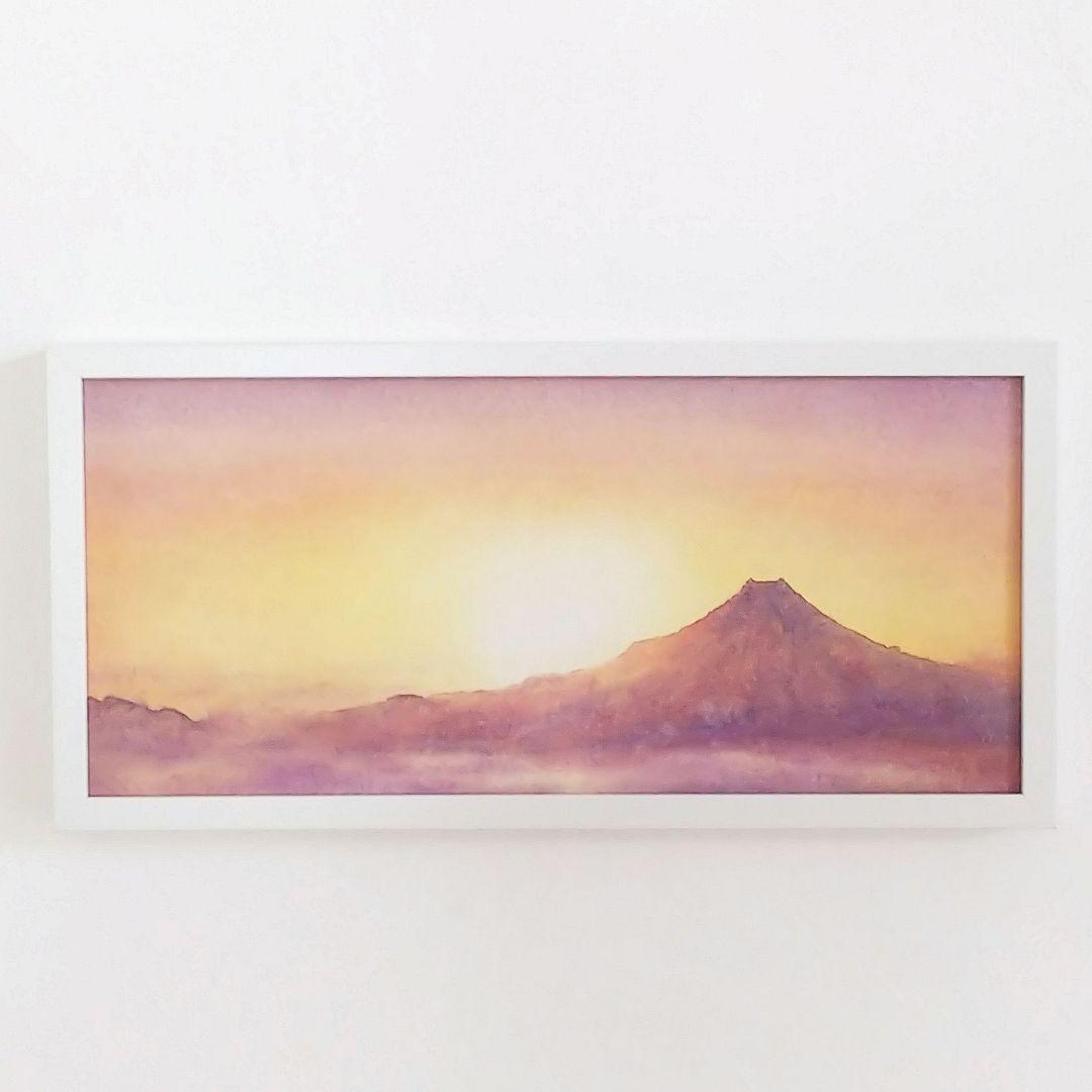 癒しの水彩画1088 mt.fuji