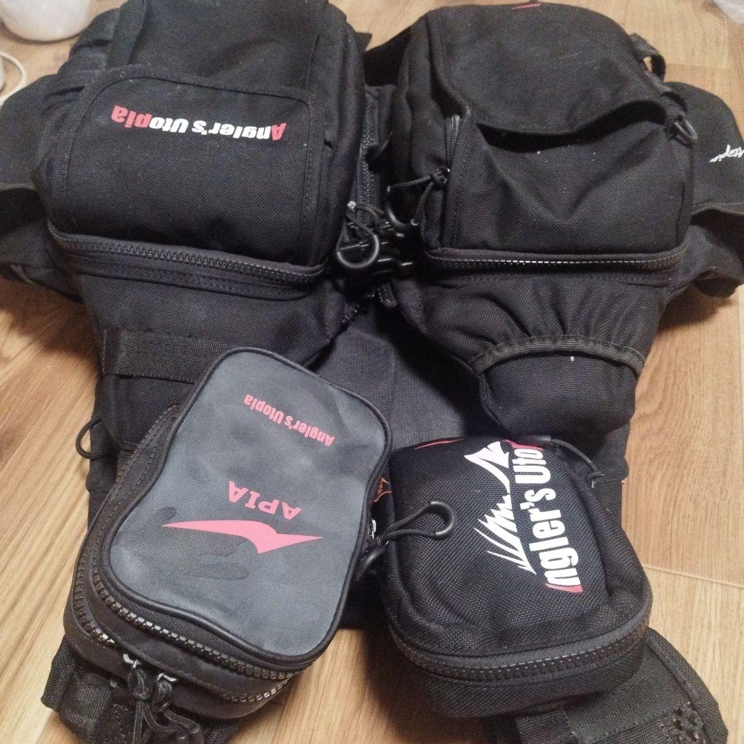 Angler's Utopia APIA ライフジャケット ブラック　ver.4