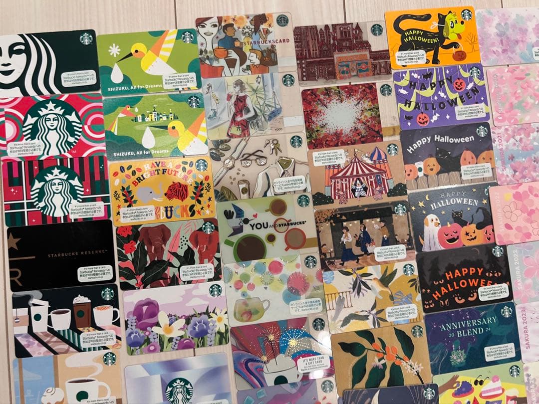 スタバカード PIN削り済み 102枚まとめ売り