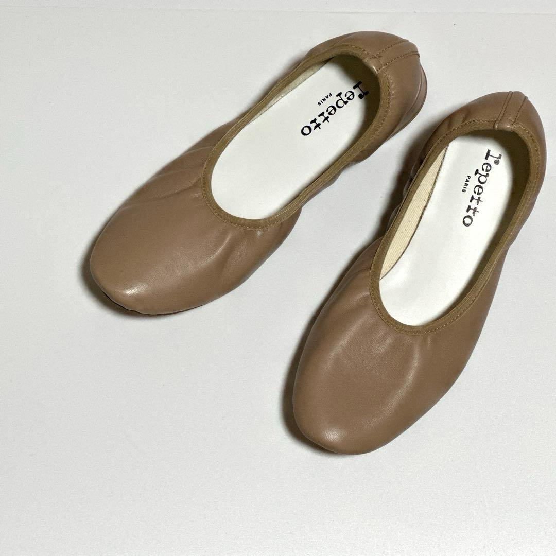 Repetto 室内試着のみ 39 ローガンパンプス バレエシューズ ラム革