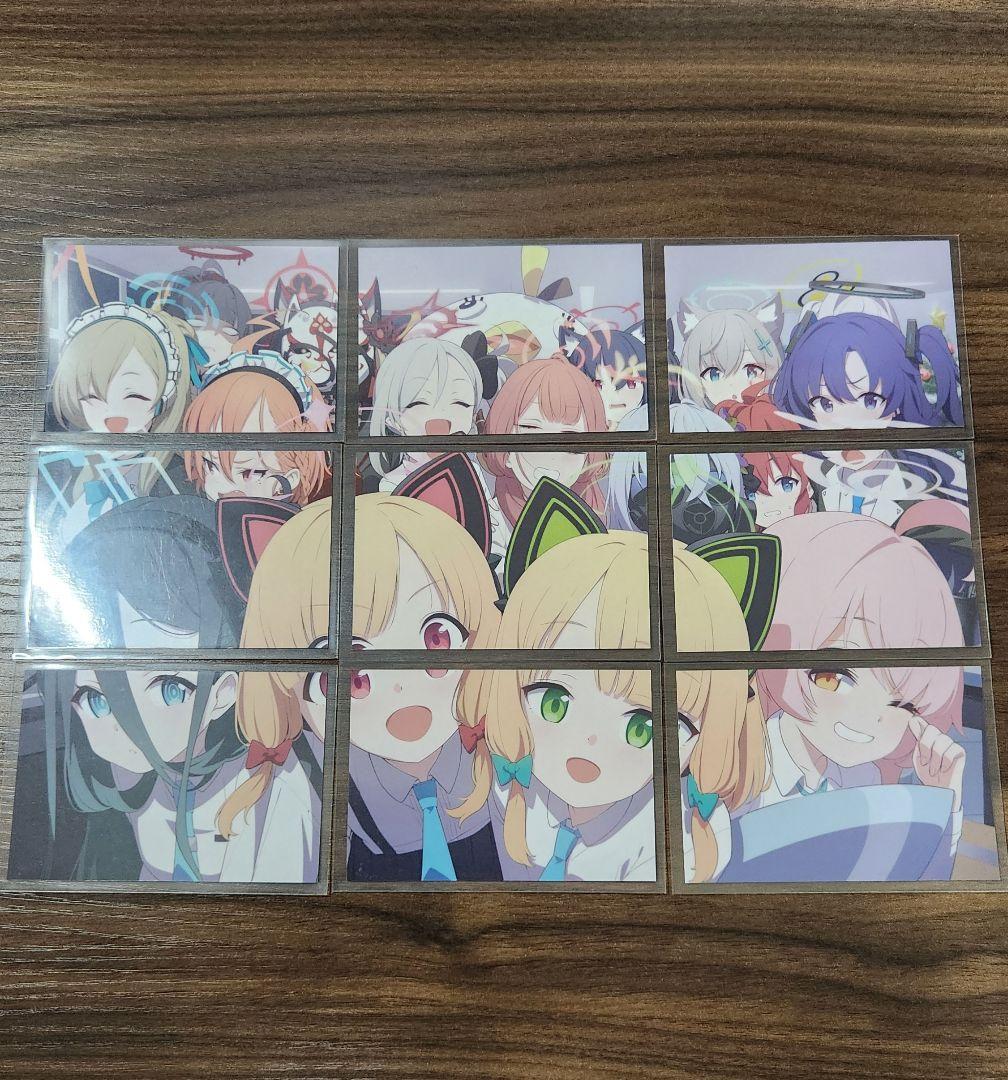 ブルーアーカイブ　二周年　ノベルティカード　A～Cコンプリートセット