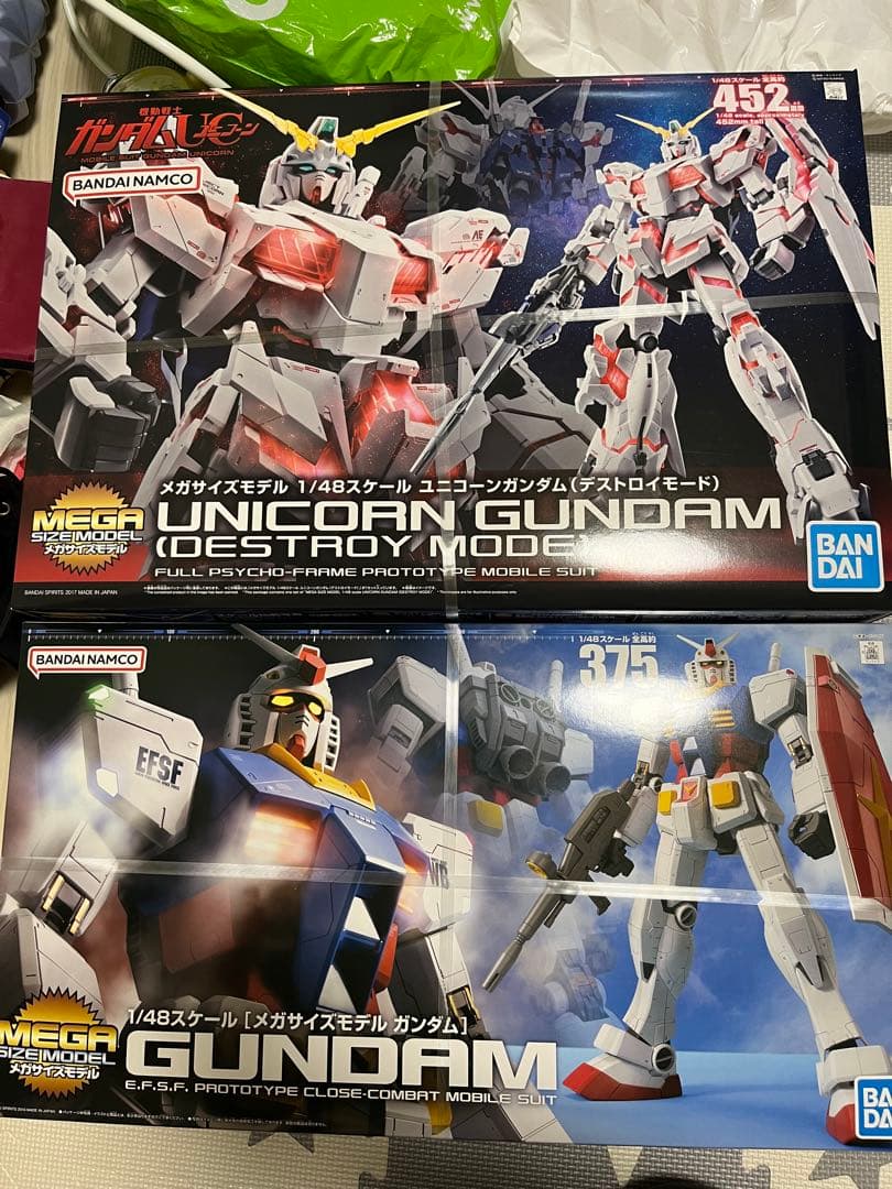 ユニコーンガンダム & E.F.S.F. プロトタイプガンダム 1/48
