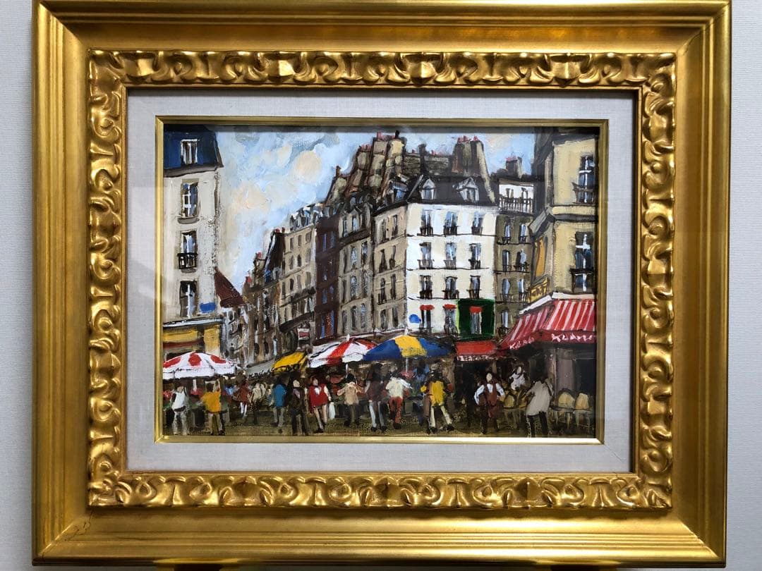 関拓司「リュードセーヌ」油彩画4号