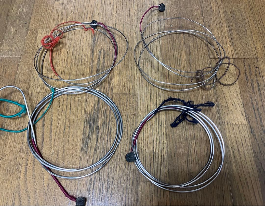 【中古】コントラバス弦 オケ弦4本セット フレクソコア