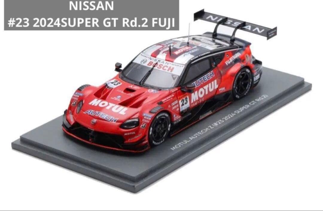 ミニカー MOTUL AUTECH Z#23 2024SUPER GT Rd.2 FUJI