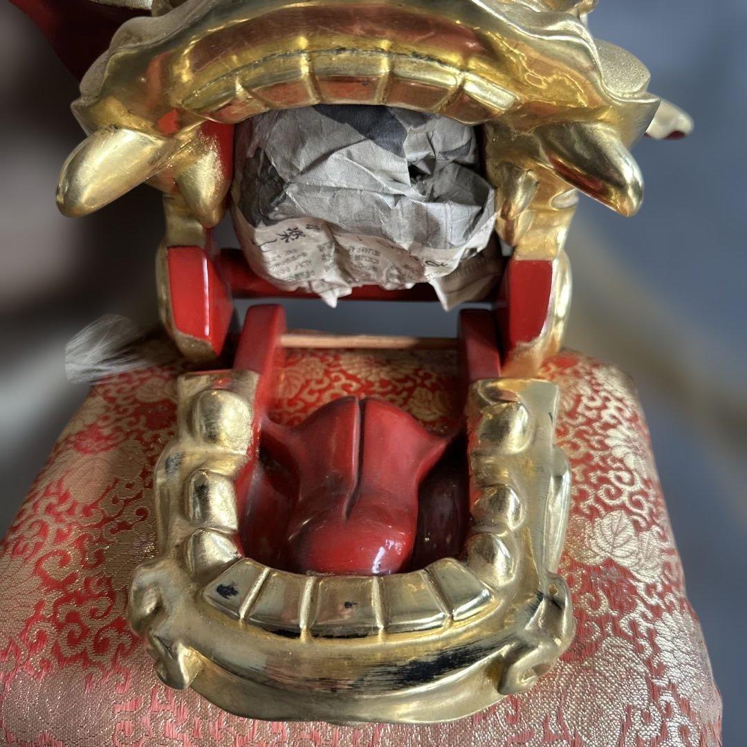 最終びっくりさらにお値下げ❣️迫力のお品‼️木彫　獅子頭