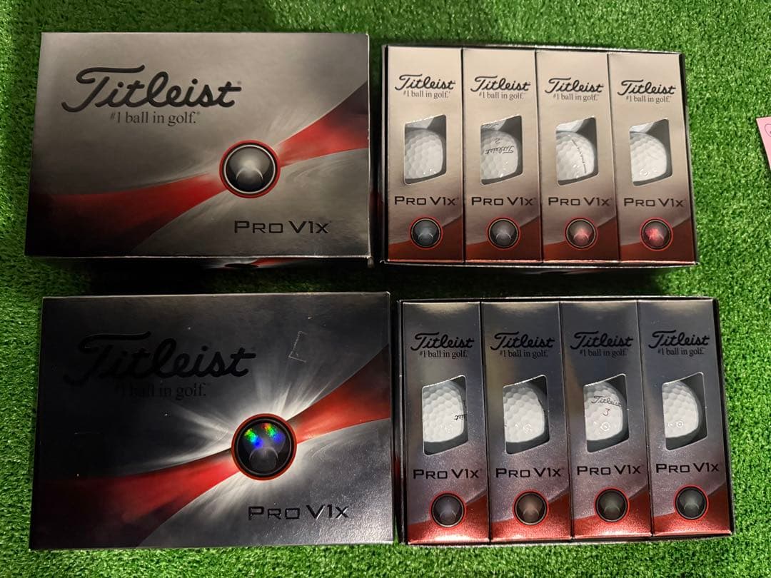 Titleist Pro V1x ゴルフボール 2箱セット①