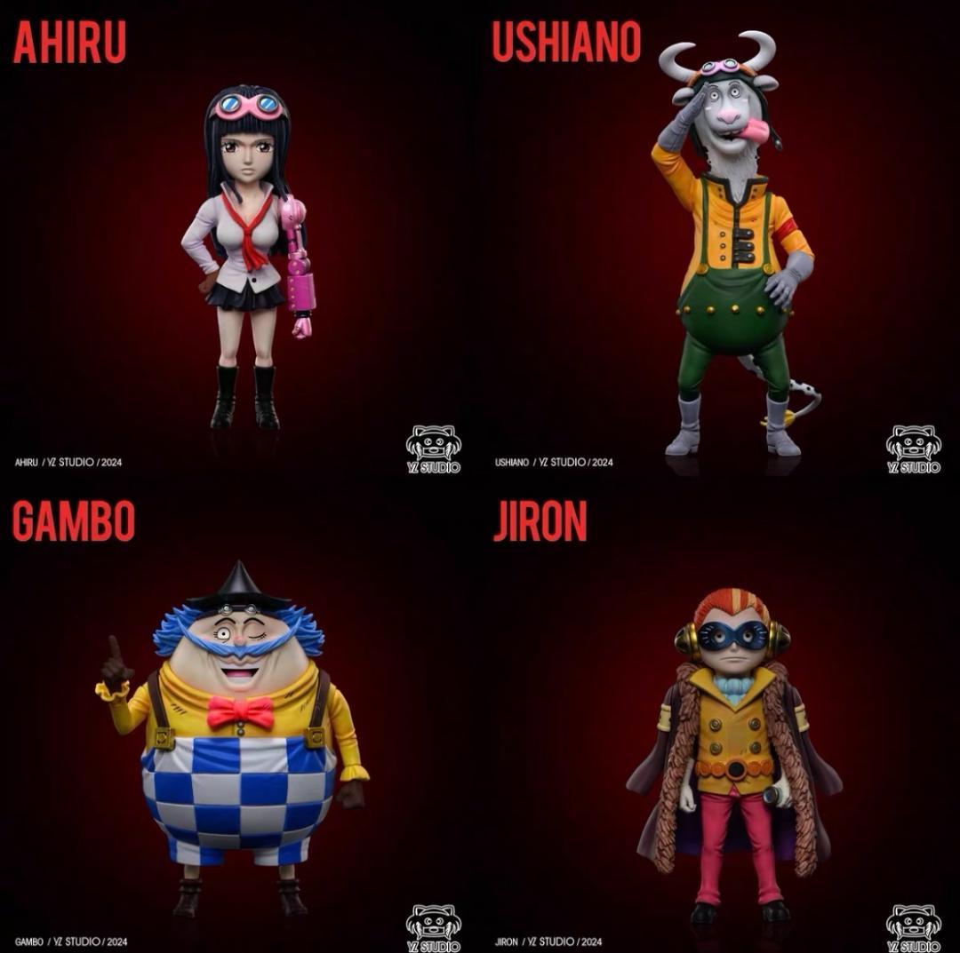 ワンピース Yz 革命軍 4点 ガレージキット ガレキ スタチュー フィギュア