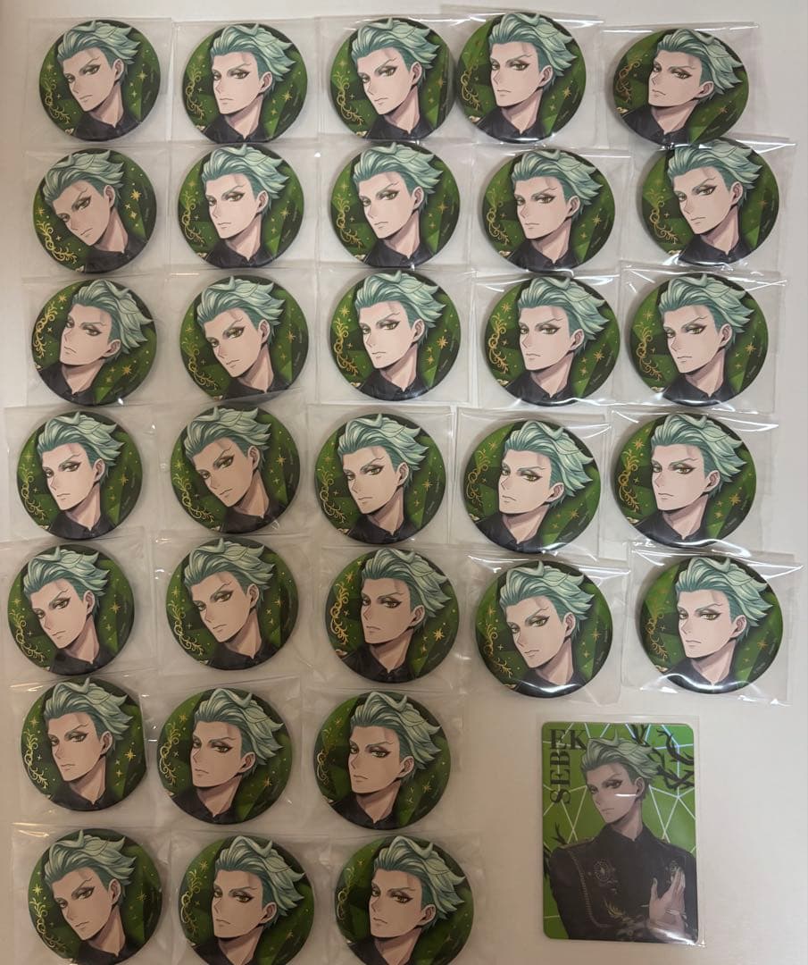 セベク ブレイジングジュエル 缶バッジ カード ツイステ