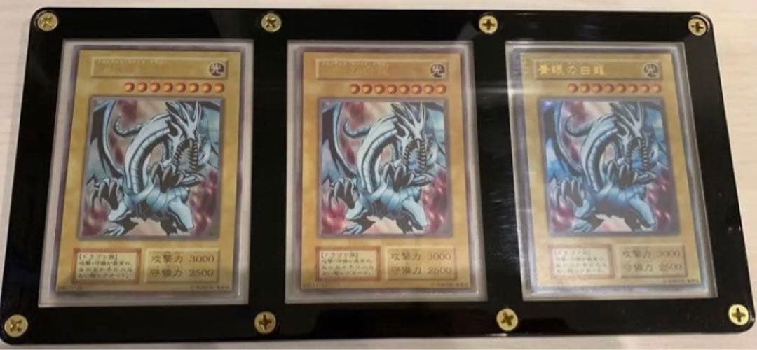 青眼の白龍 3枚セット　フレーム付き