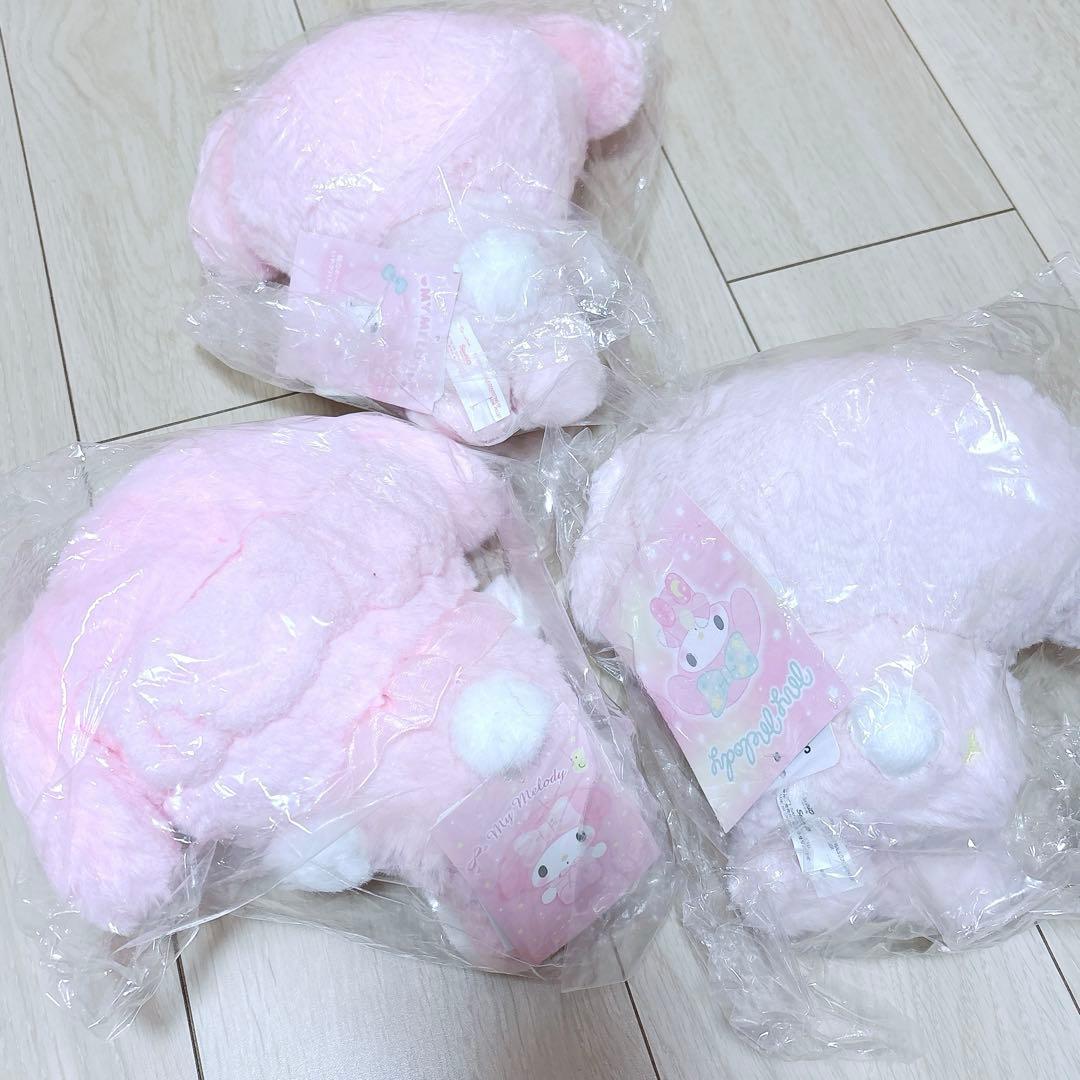 マイメロディ ぬいぐるみ 癒しドール パジャマ くたくた ヘアバンド 3点セット