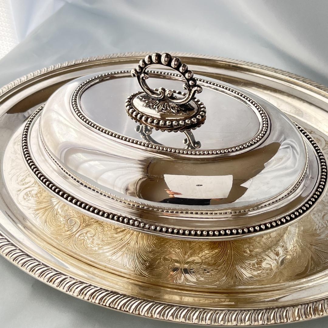 【Mappin&Webb】 マッピンアンドウェッブ パールのアントルメサーバー