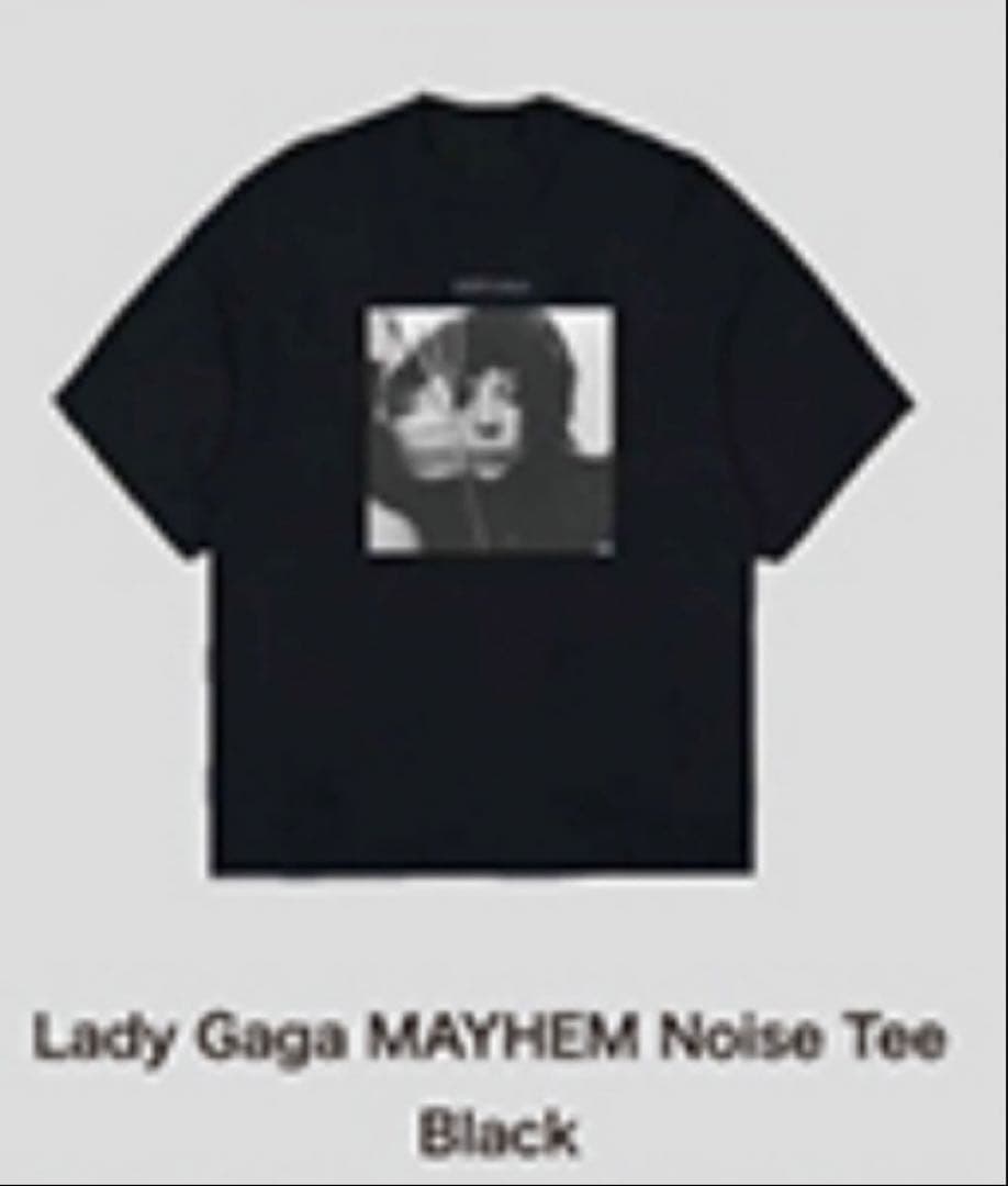 Lady Gaga MAYHEM Noise Tシャツ ブラックMサイズ