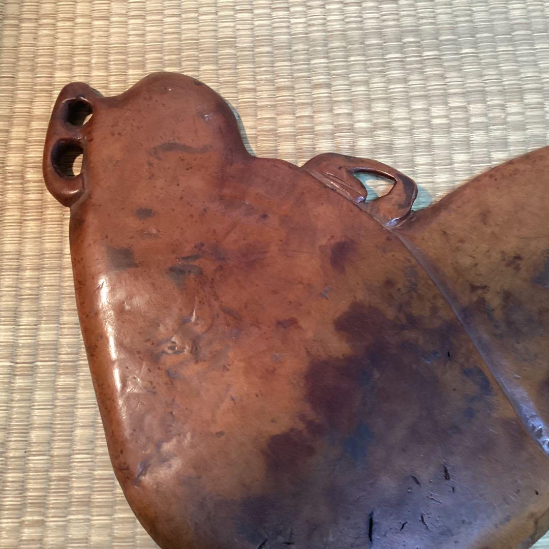 煎茶葉盆　②　　煎茶道松材葉盆