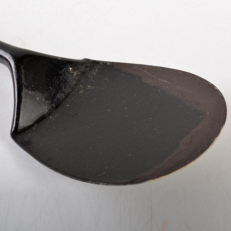 茶道具　金工師　木村清五郎造　銅製　炉用灰匙　共箱　N　6459