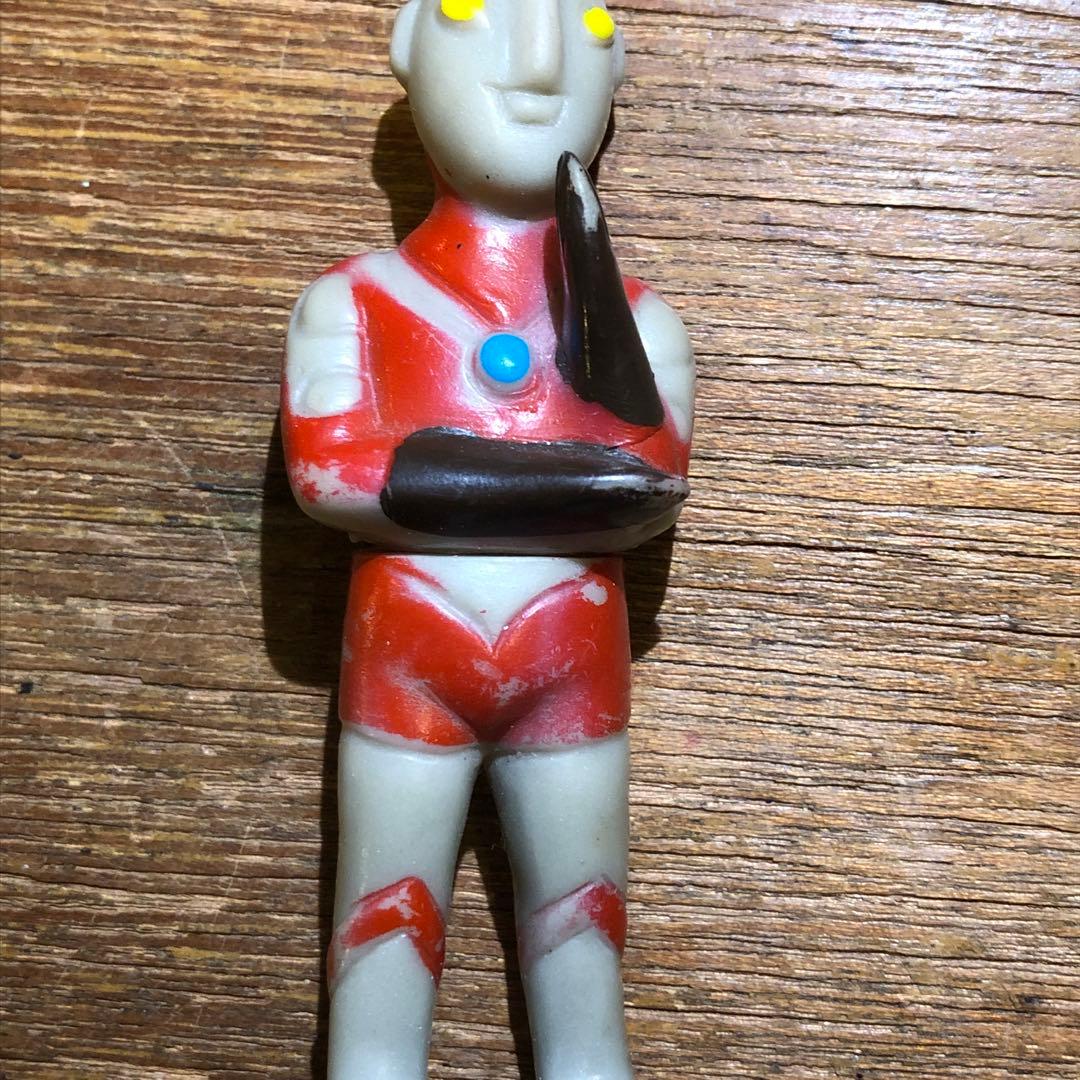 1967年製 ウルトラセブン ソフビ人形 ペンダント 円谷プロ 当時物