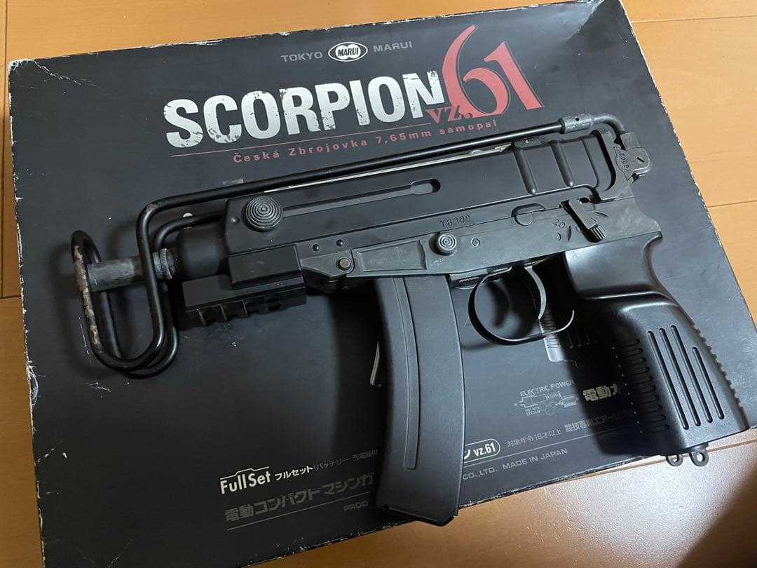 東京マルイ　スコーピオンvz61 コンパクト電動ガン　FET搭載 リポ化