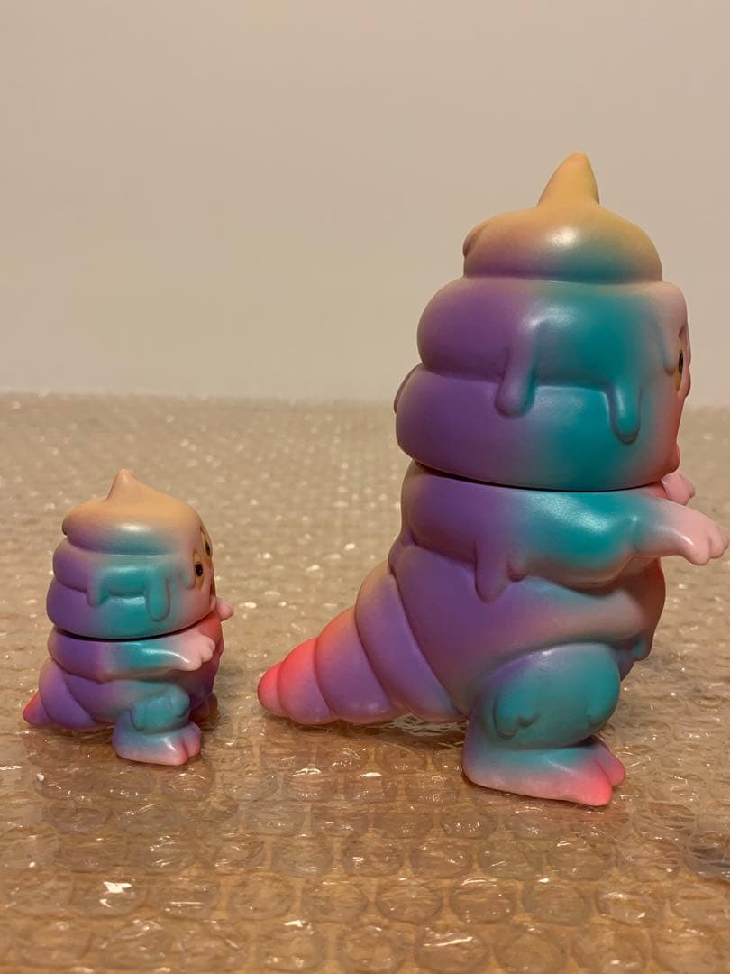 アートジャンキー とぐろ怪獣シットン&ミニシットン（AJcolor）