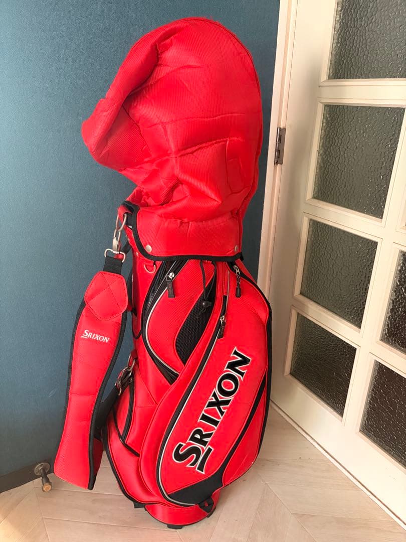 Srixon ゴルフバッグ 赤色
