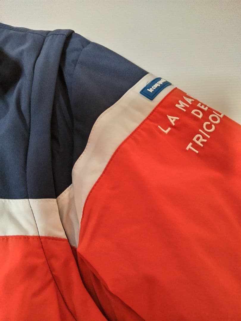 ルコックスポルティフゴルフ 2ウェイ ジャケット 赤/紺