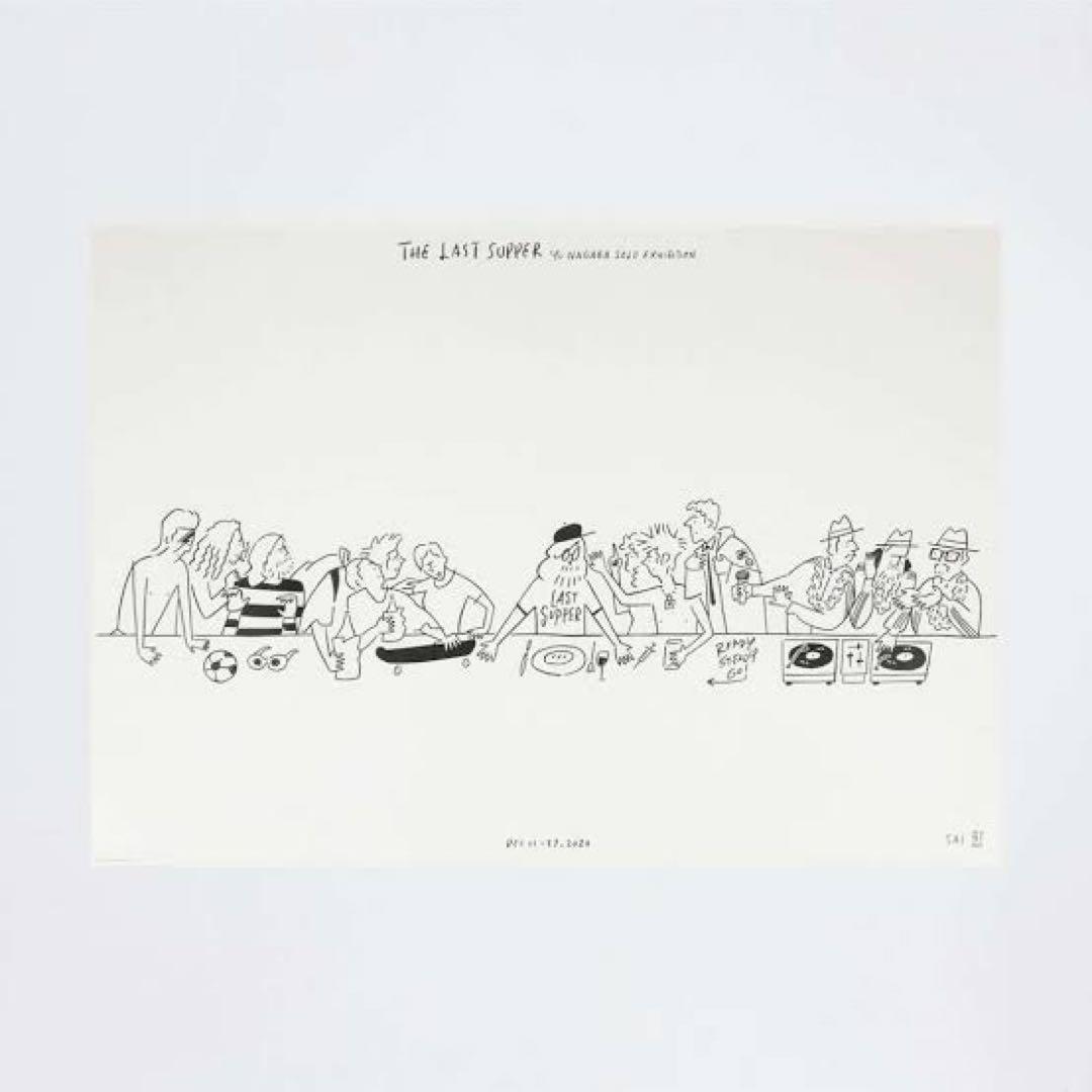 長場雄　「THE LAST SUPPER 」ポスター
