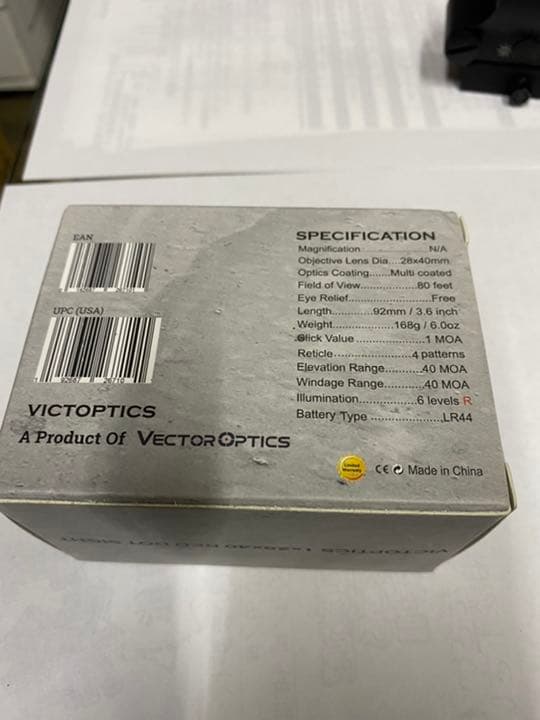 Victoptics 1x28x40ドットサイト＆M16 スコープベース 廃盤品