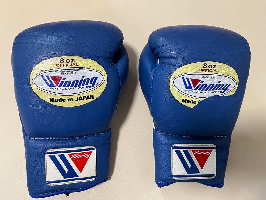 Winning ボクシンググローブ 8oz 青