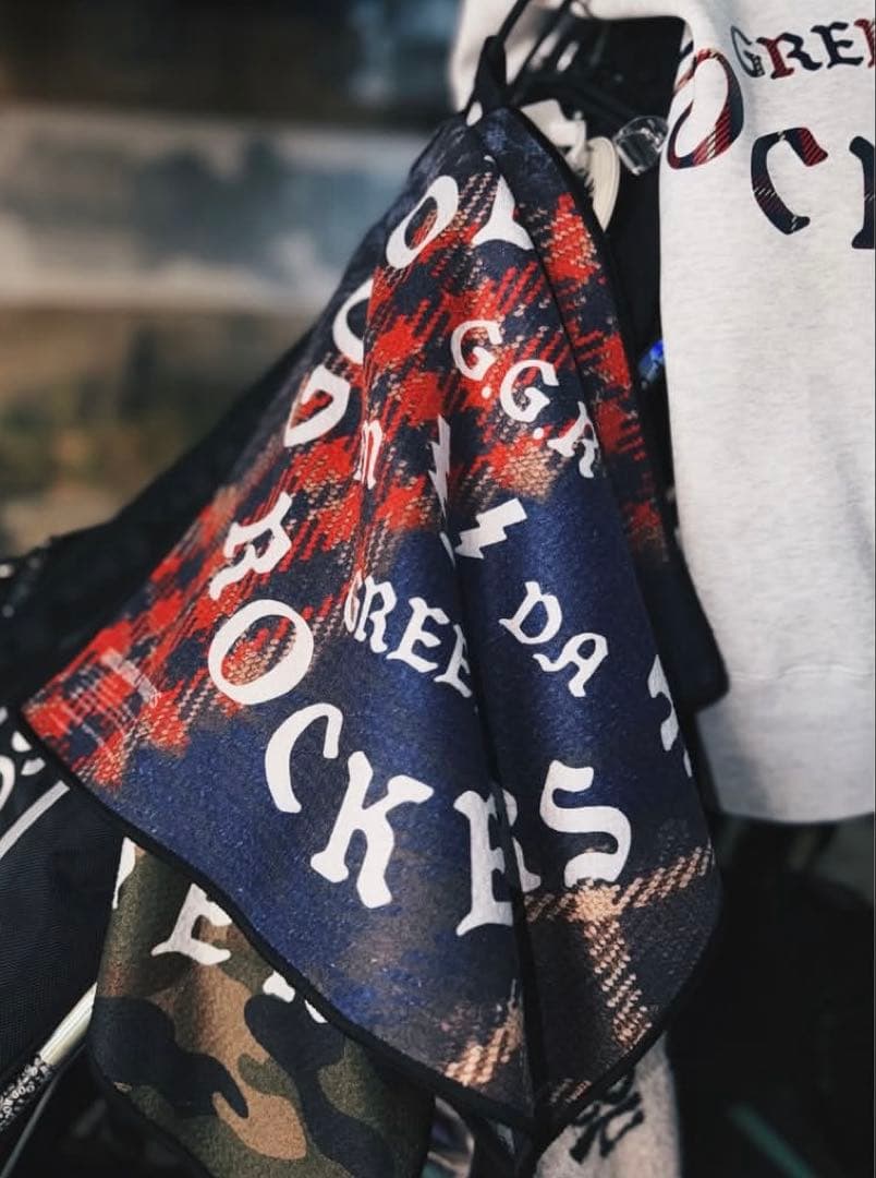 ラウンド用品・アクセサリー GOOLDGOLFROCKERS OG LOGO GOLFTOWEL CHECK