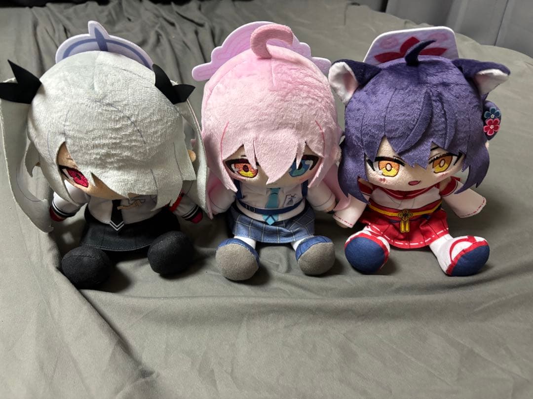 ブルーアーカイブ ちょこぷに ぬいぐるみ ホシノ イオリ カエデ セット