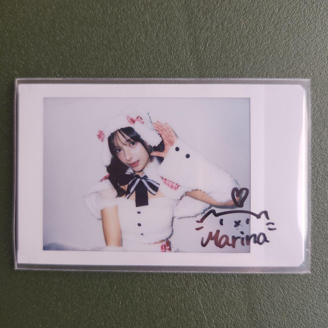 百瀬まりな コスプレ　サイン入り横向きチェキ　エリマリ姉妹