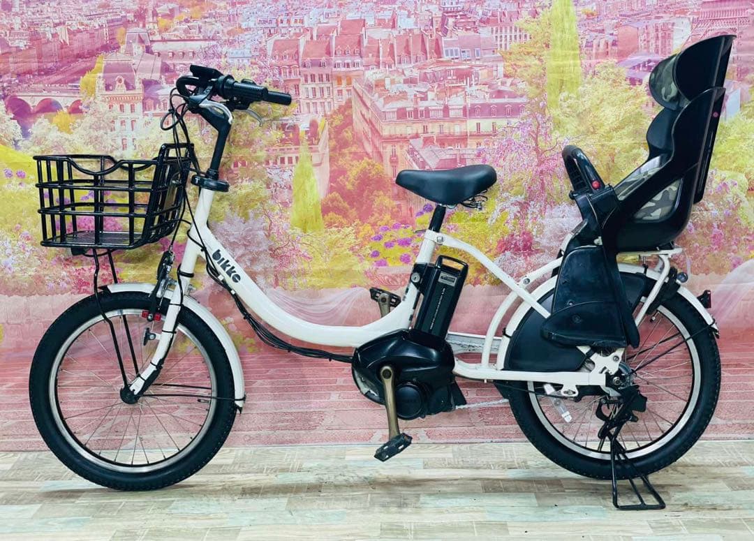 K2431 電動自転車ブリヂストン アンジェリーノ 子供乗せ 20インチ送料無料