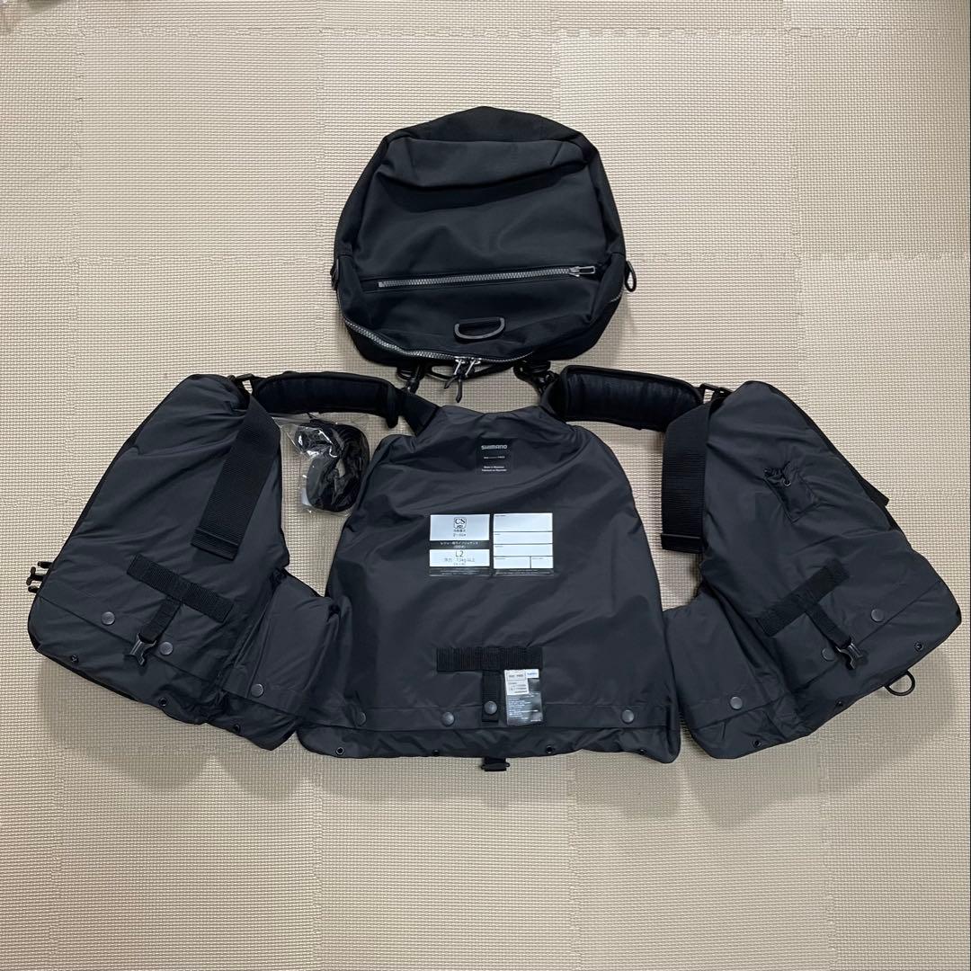 シマノ デタッチャブルアクトベスト VF-046V ブラック