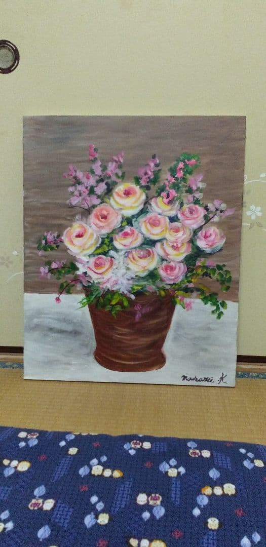 薔薇の絵画