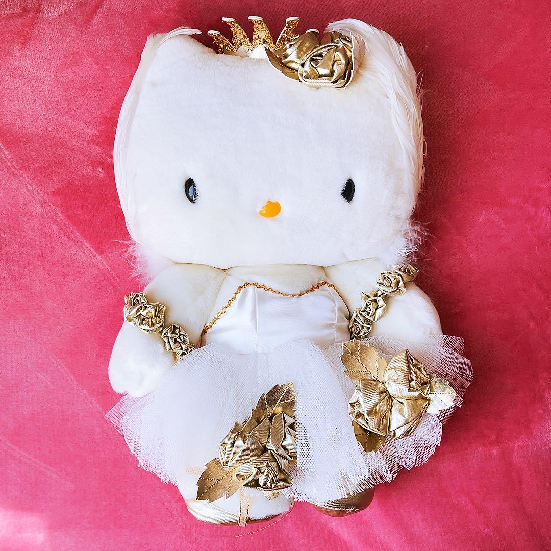 希少激レア　ハローキティ　ぬいぐるみ　バレリーナ　羽　レトロ　当時品　サンリオ
