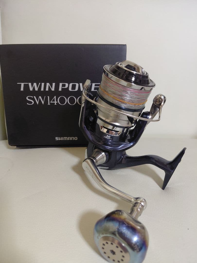 美品　21ツインパワーSW14000XG リブレ PT48ノブ