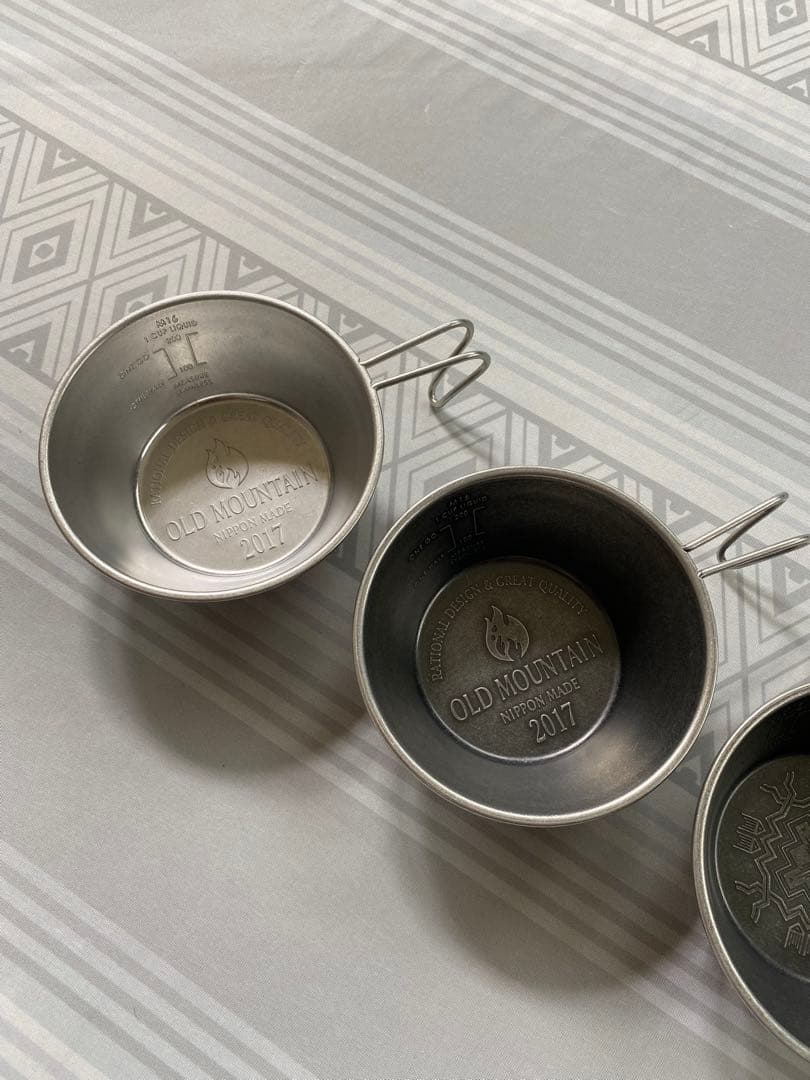 未使用　OLDMOUNTAIN シェラカップ 4個セット　オールドマウンテン