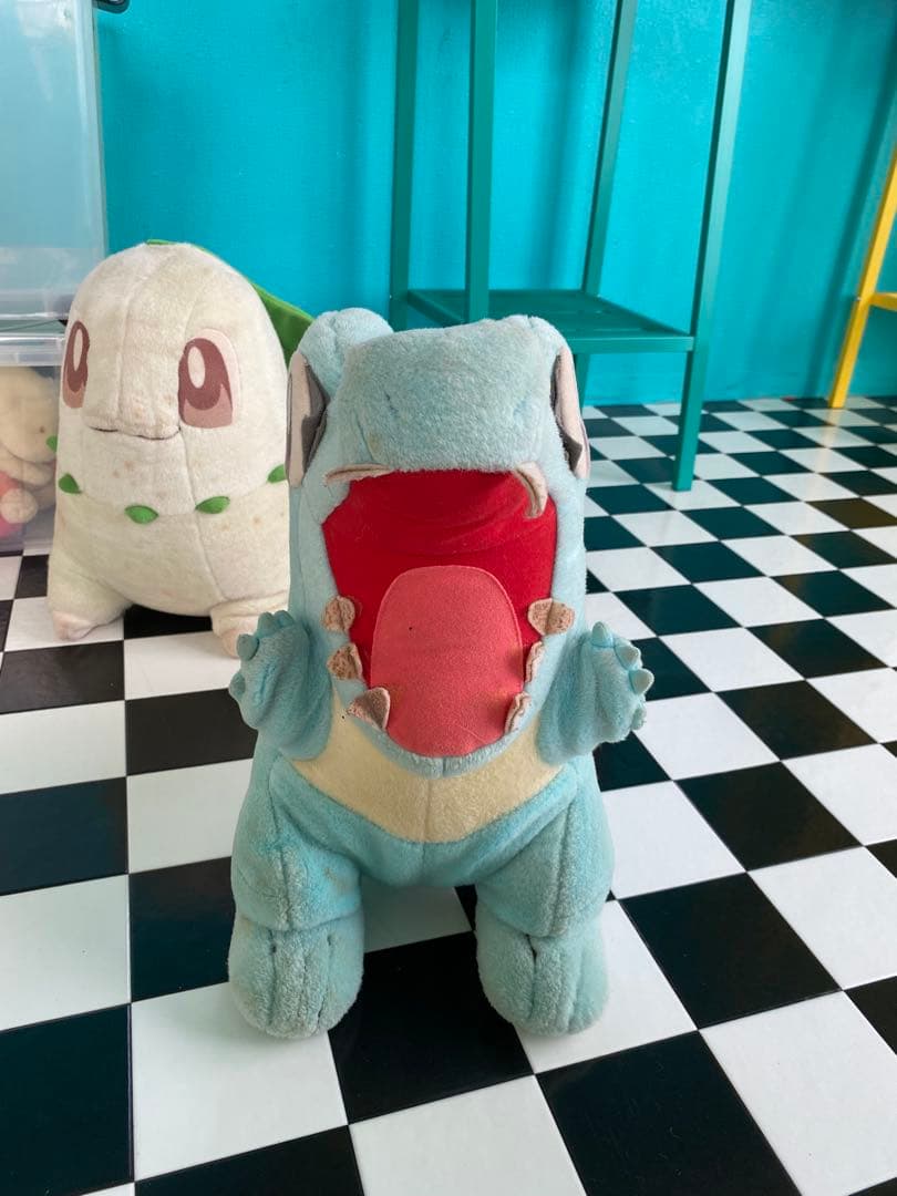 TOMY ポケモン おっきなサイズのワニノコ ピカチュウチコリータぬいぐるみ