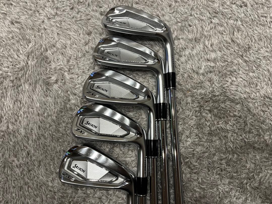 スリクソン　ZXi5 アイアン5本セット プロジェクトX5.5
